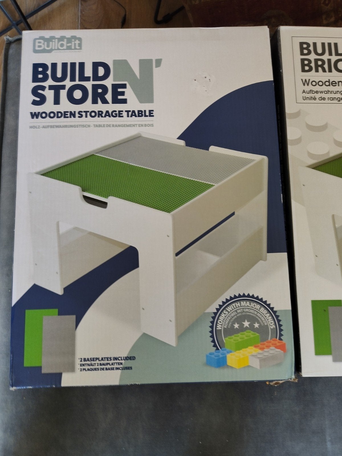 Lego Opbergtafel hout nieuw in doos, Ophalen, Nieuw, Grondplaat, Lego