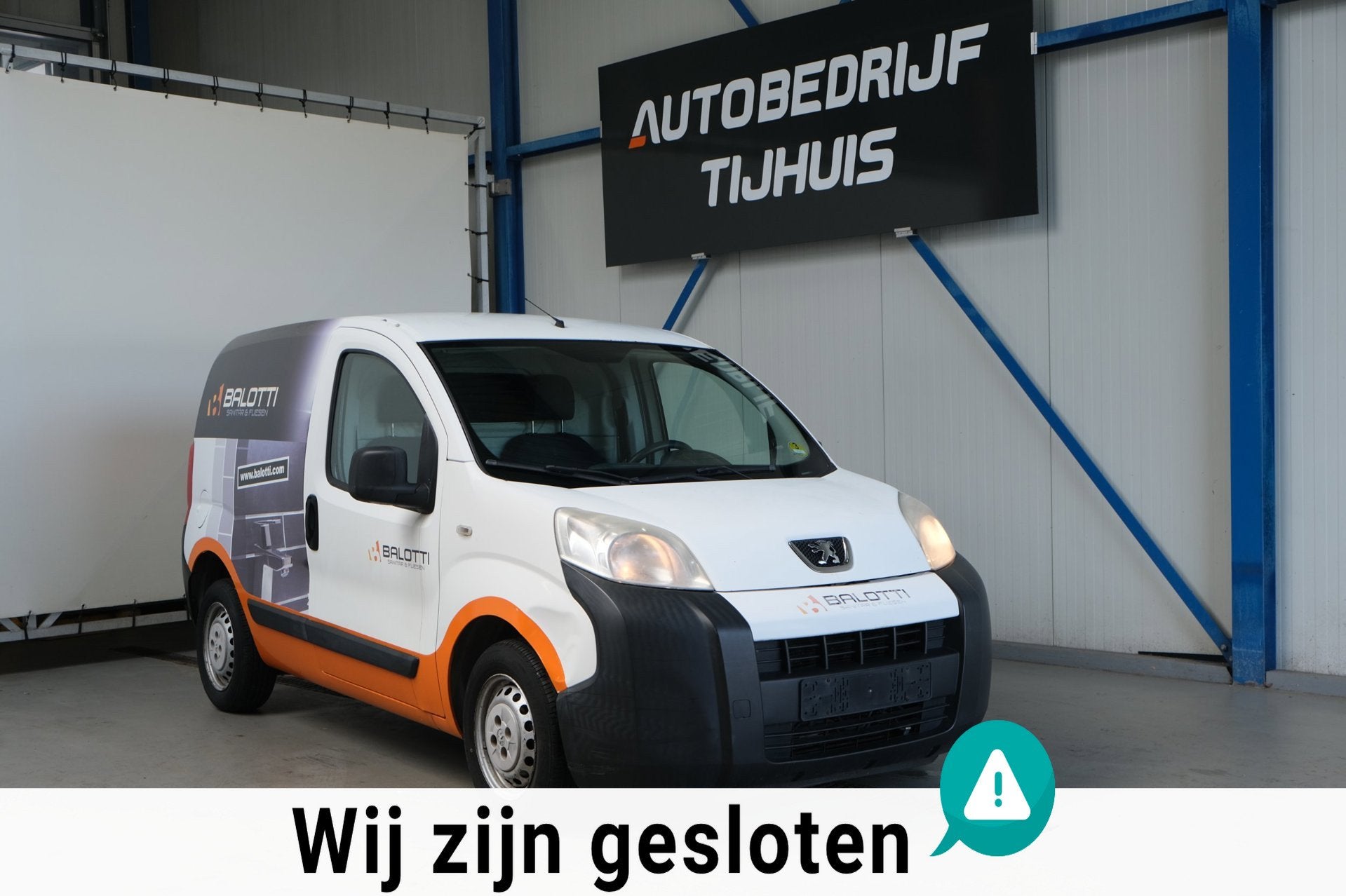 Peugeot Bipper 1.4 HDi XR > Duitse Auto <, Auto's, Gebruikt, Origineel Nederlands, Bedrijf, 2 stoelen