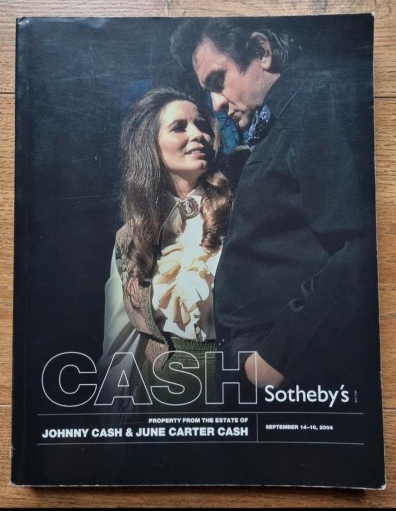 Johnny Cash catalogus Sotheby's Veiling sept 14-16 / 2004, Ophalen of Verzenden, Zo goed als nieuw