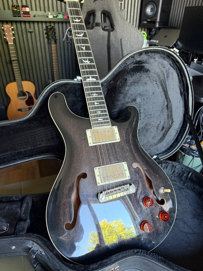 Prs SE hollowbody piezo plus upgrades, Ophalen, Zo goed als nieuw, Hollow body, Paul Reed Smith
