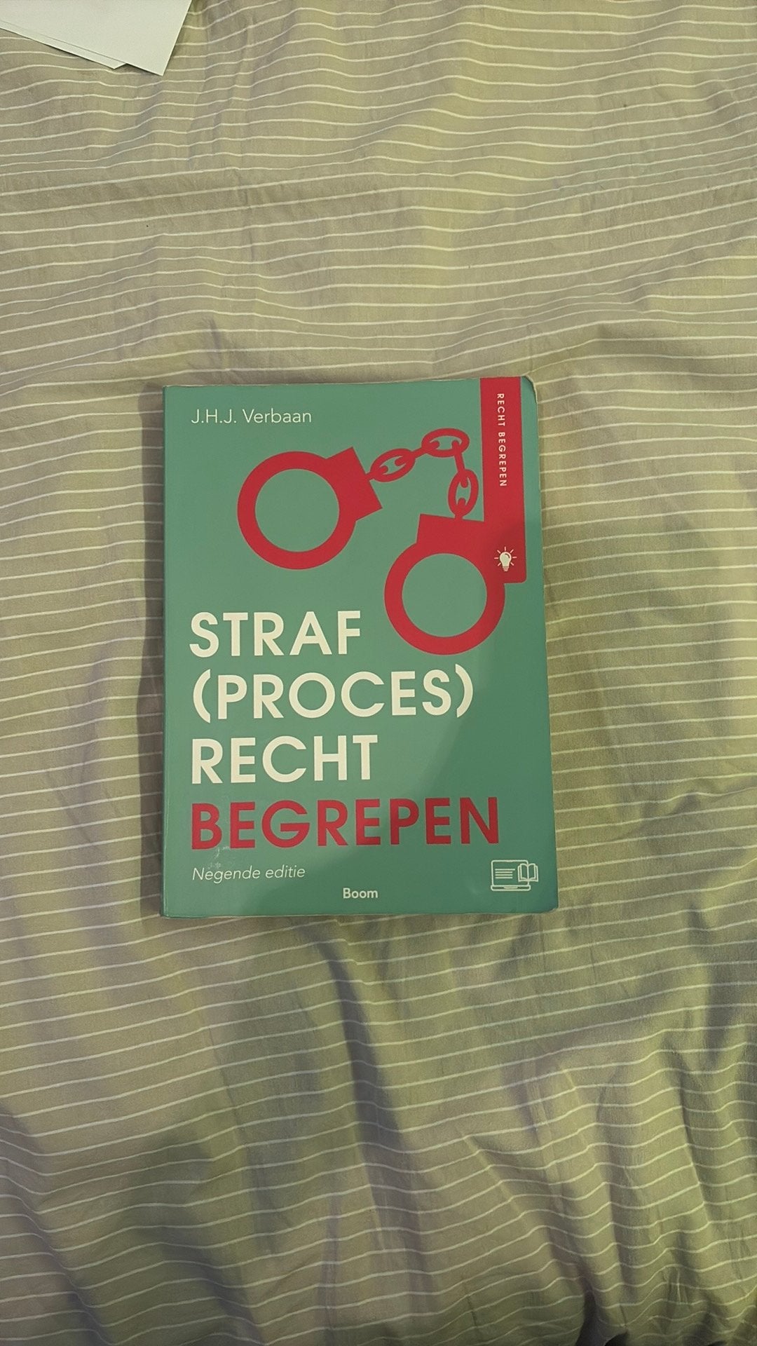 J.H.J. Verbaan - Straf(proces)recht begrepen, J.H.J. Verbaan, Sociale wetenschap, Ophalen of Verzenden, Zo goed als nieuw