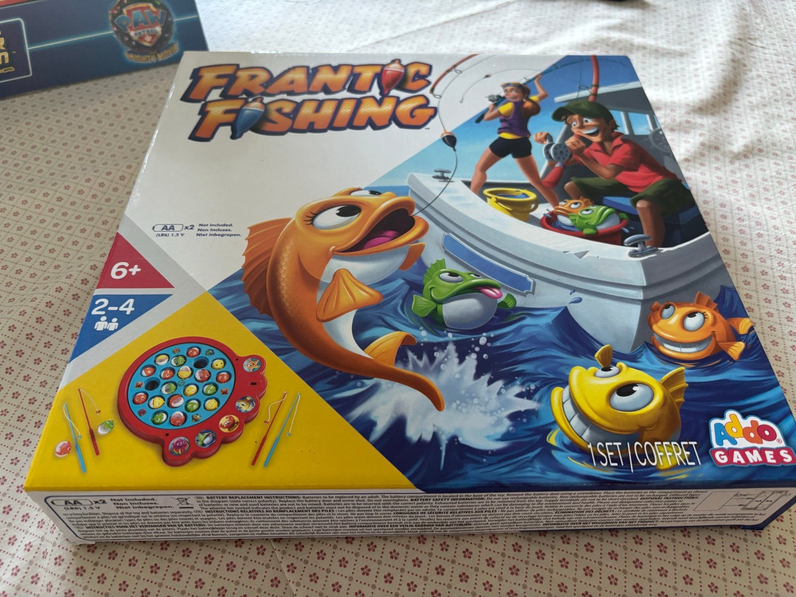 Frantic Fishing Bordspel - Vang de Vis!, Drie of vier spelers, Ophalen of Verzenden, Gebruikt