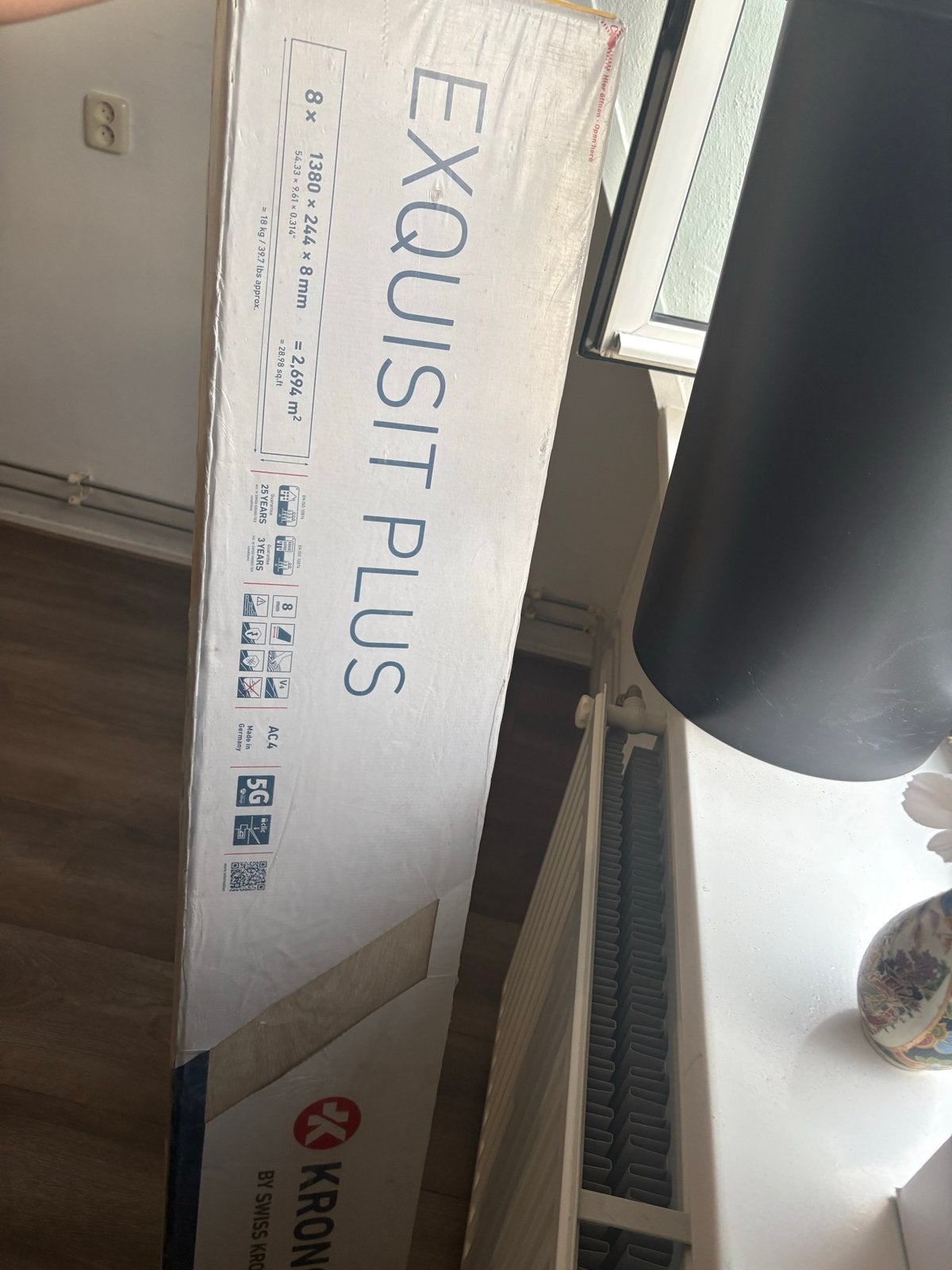 Kronotex Exquisit Plus laminaat (1 pak + extra), 50 tot 150 cm, Nieuw, Ophalen of Verzenden, Minder dan 5 m²