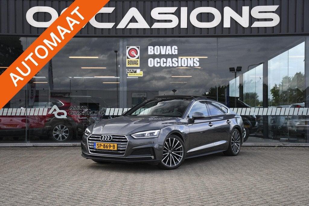 Audi A5 Sportback Audi A5 Sportback 40 TFSI S-Line | Pano |, Auto's, Audi, 12 maanden, Gebruikt, Origineel Nederlands, Zilver of Grijs