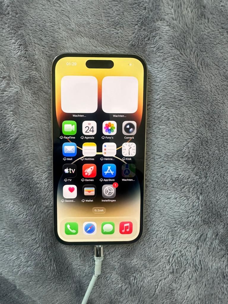 Iphone 14 pro, Telecommunicatie, Mobiele telefoons | Apple iPhone, 128 GB, Paars, Ophalen of Verzenden, Zo goed als nieuw