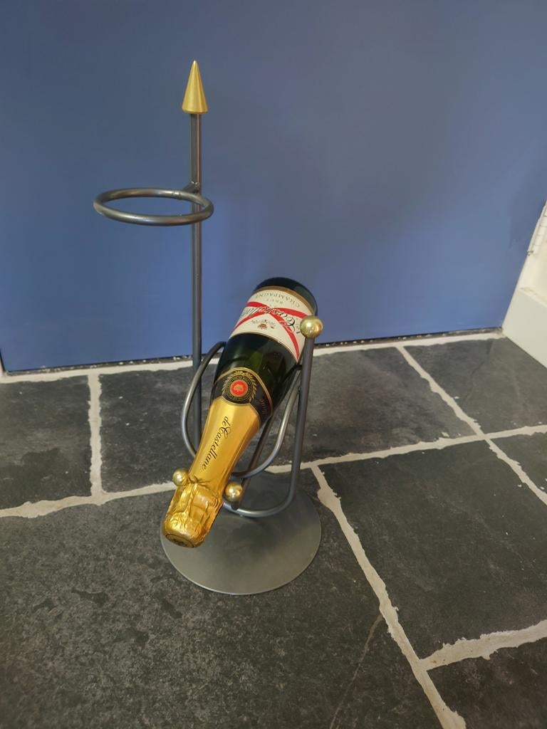 Design Wijnrek (41,5H), zgan!, Ophalen of Verzenden, Zo goed als nieuw, Minder dan 5 flessen, Metaal