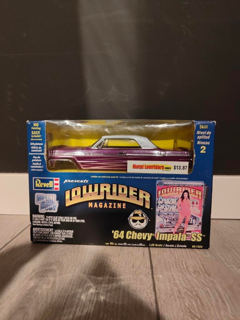 Originele Revell Lowrider Magazine ‘64 Chevy Impala SS Metal, Ophalen of Verzenden, Nieuw, Revell