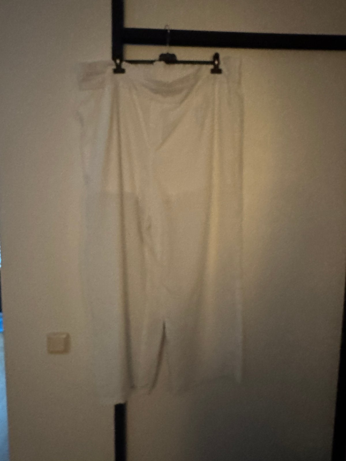 Nieuwe witte broek met wijde pijpen maat 5XL, Wit, Maat 46/48 (XL) of groter, Nieuw, Ophalen of Verzenden