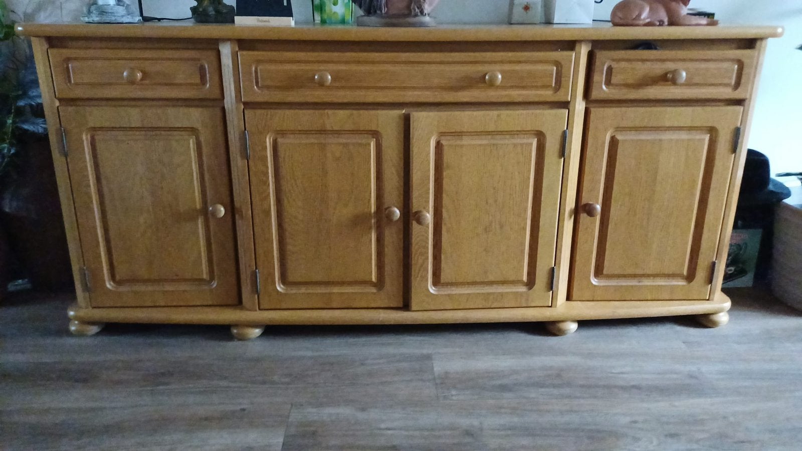 Dressoirs, Ophalen of Verzenden, Gebruikt, 25 tot 50 cm, Eikenhout