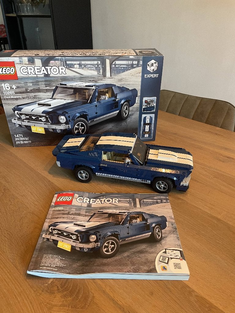 LEGO Ford Mustang (10265) set, Lego, Ophalen of Verzenden, Zo goed als nieuw, Icons