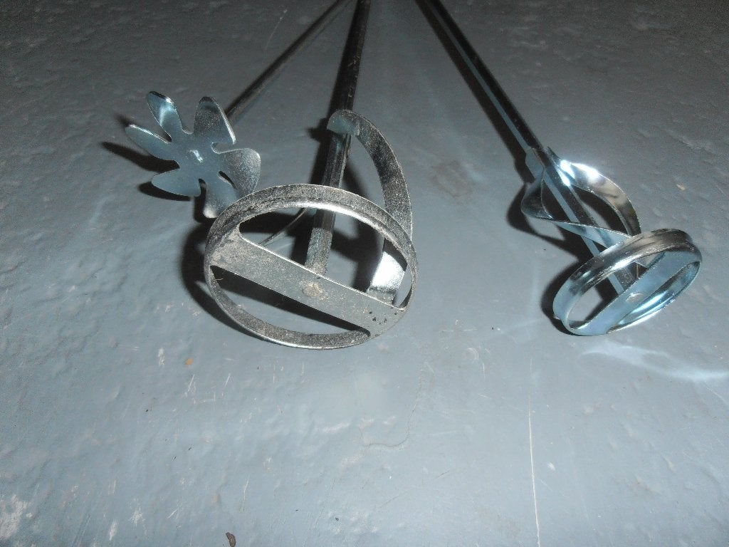 Verfmenglepels / Verfmixers - Set van 3, Ophalen of Verzenden, Gebruikt, Overige kleuren, Verf