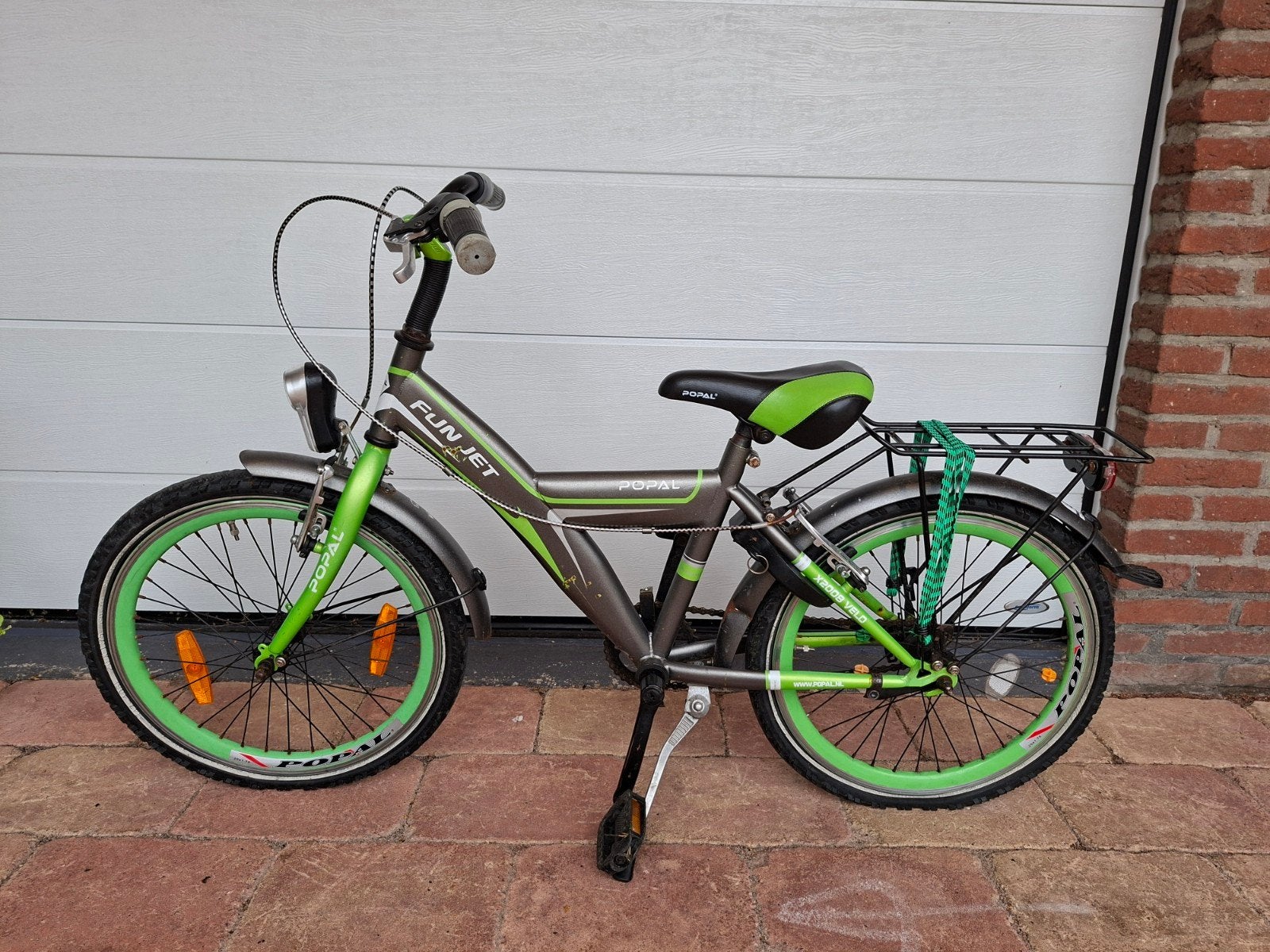 20 inch kinderfiets, Ophalen