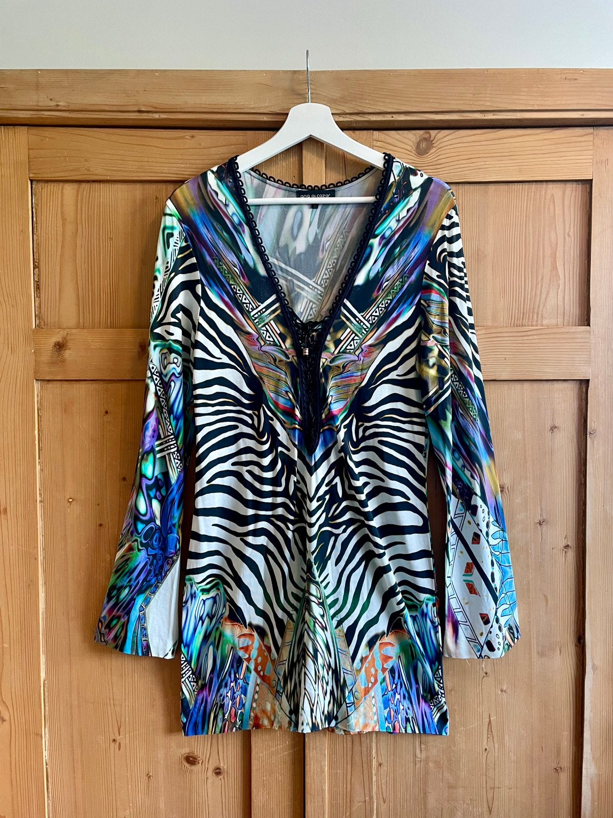 Jurk van Ana Alcazar maat 42., Kleding | Dames, Jurken, Verzenden, Zo goed als nieuw, Maat 42/44 (L), Knielengte
