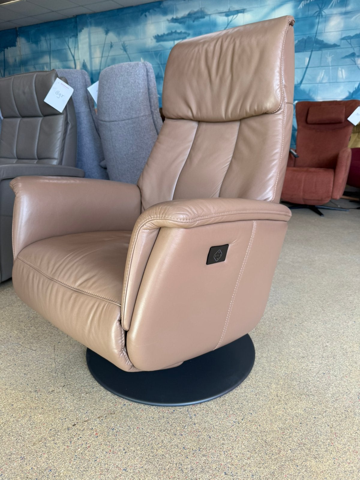 Outlet Sta op relax stoel relaxfauteuil direct leverbaar