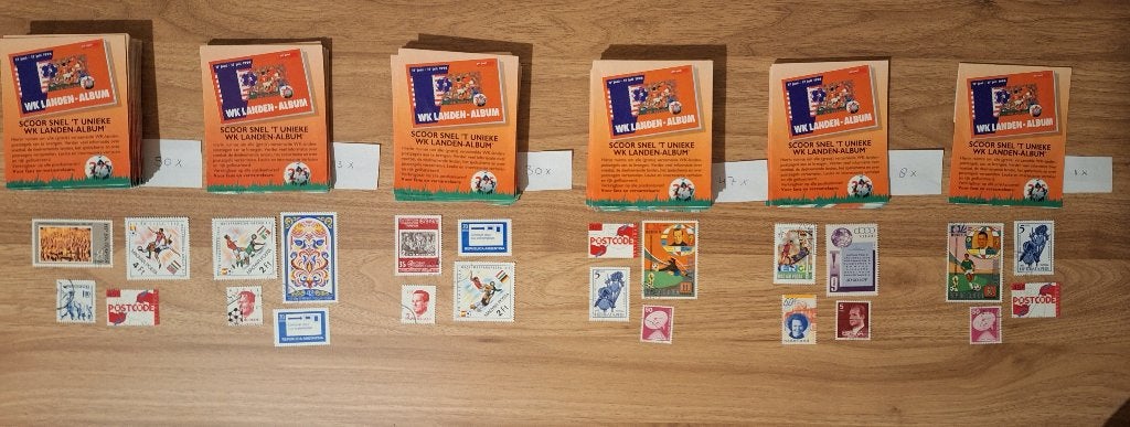 WK POSTZEGELS VOETBAL 1994, Ophalen of Verzenden, Sport