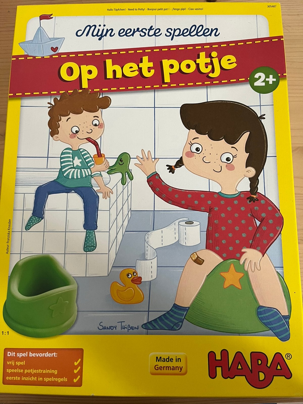 Op het potje - Mijn eerste spellen van Haba, Ophalen of Verzenden, Zo goed als nieuw, Ontdekken