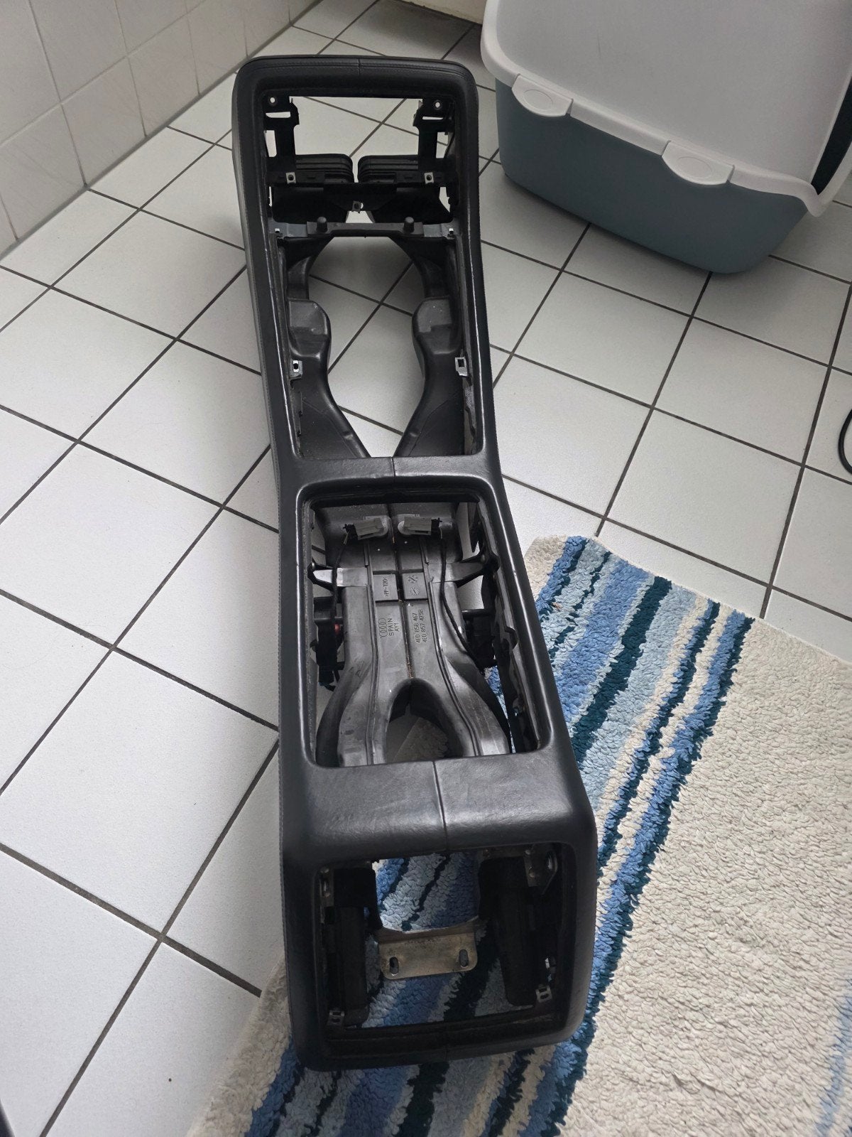 Audi A8 S8 4E D3 Middenconsole LEDER, Ophalen of Verzenden