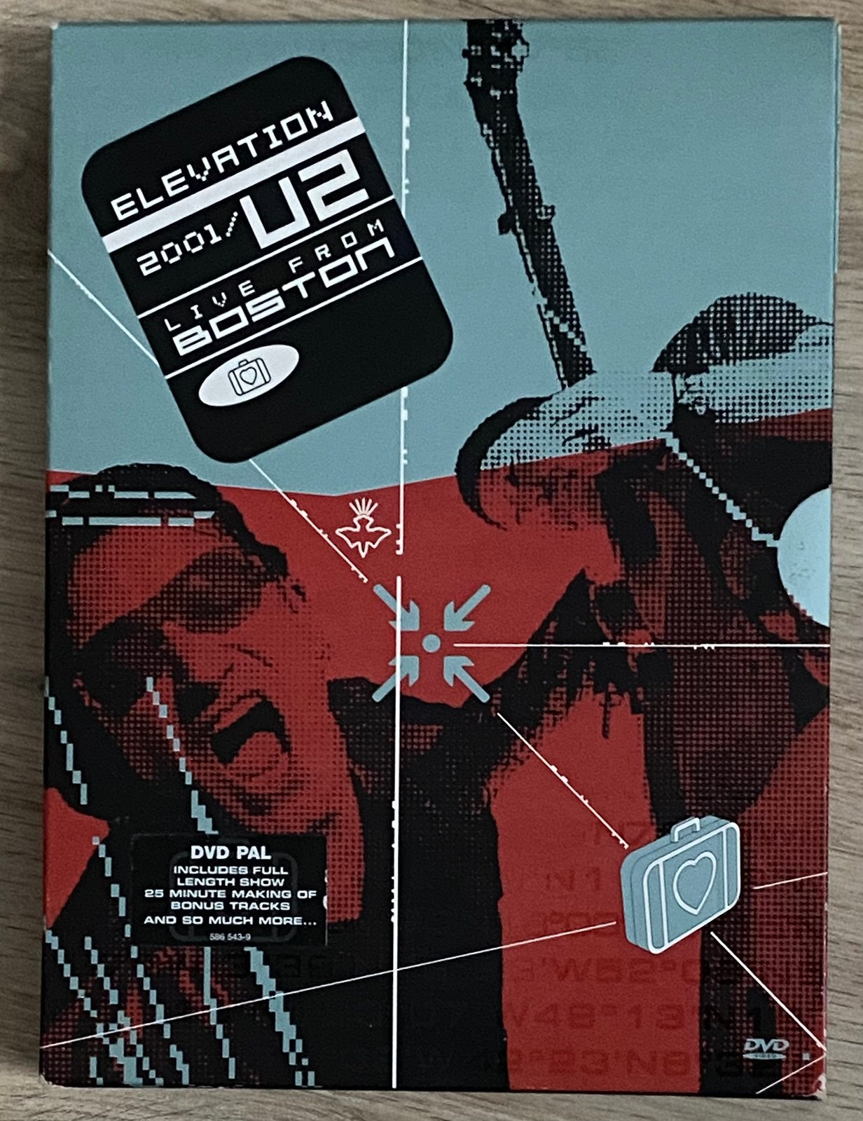 U2 Boston 2001 2 x DVD box 5.1 Dolby Digital, Ophalen of Verzenden, Zo goed als nieuw, Poprock