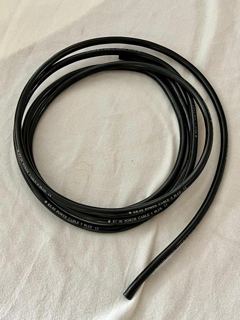 Kemp Elektroniks HI Power 5 Plus stroomkabel, Ophalen of Verzenden, Gebruikt, 5 tot 10 meter, Overige kabels
