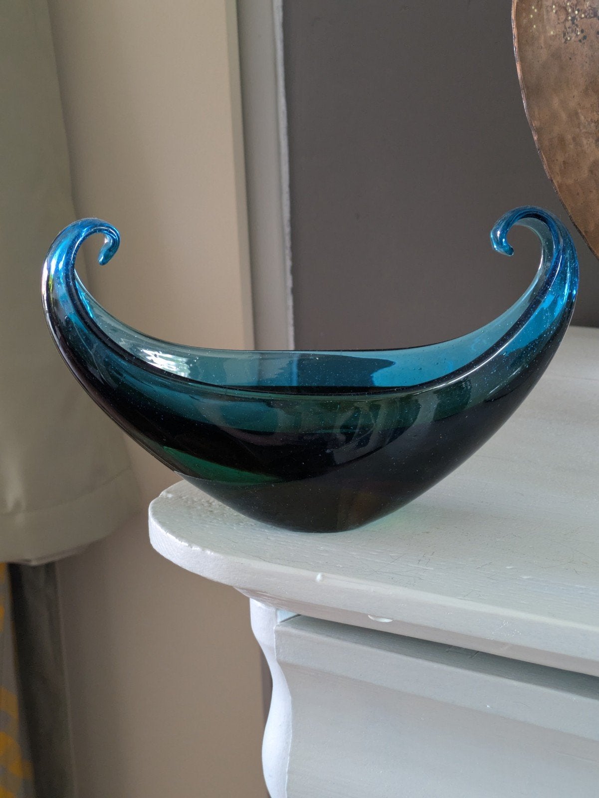 Murano glazen schaal, 20 cm breed, prima staat, Ophalen of Verzenden