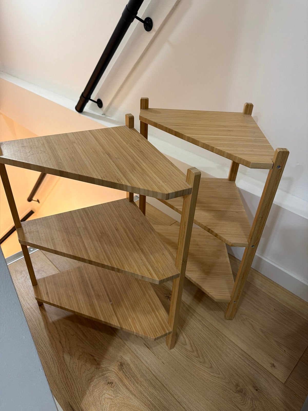 Houten Hoekrekjes - Set van 2, Ophalen, Zo goed als nieuw