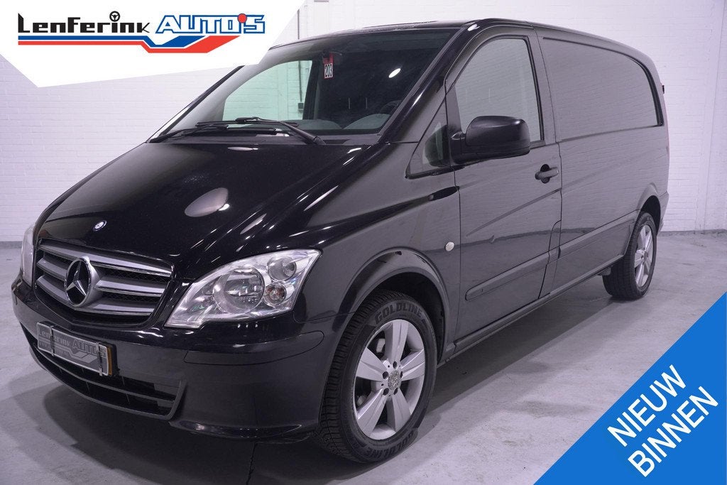 Mercedes-Benz Vito 110 CDI L1 Airco, APK 04-2027, Cruise Con, Auto's, 13 km/l, Euro 5, Gebruikt, Zwart