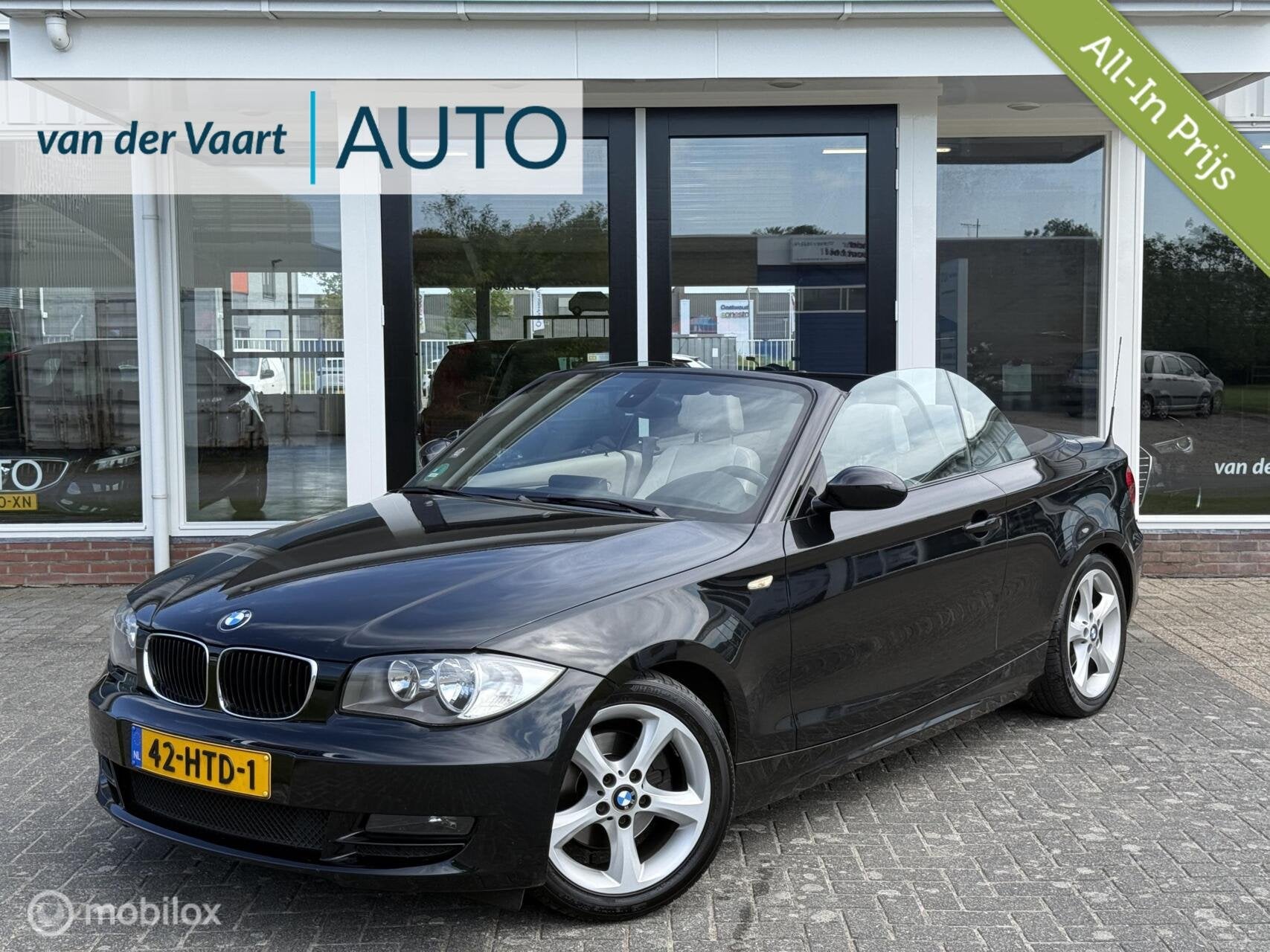 BMW 1-serie Cabrio 125i High Executive / Origineel NL 103DKM, Auto's, BMW, Bedrijf, Te koop, 1-Serie, ABS, Airbags, Airconditioning