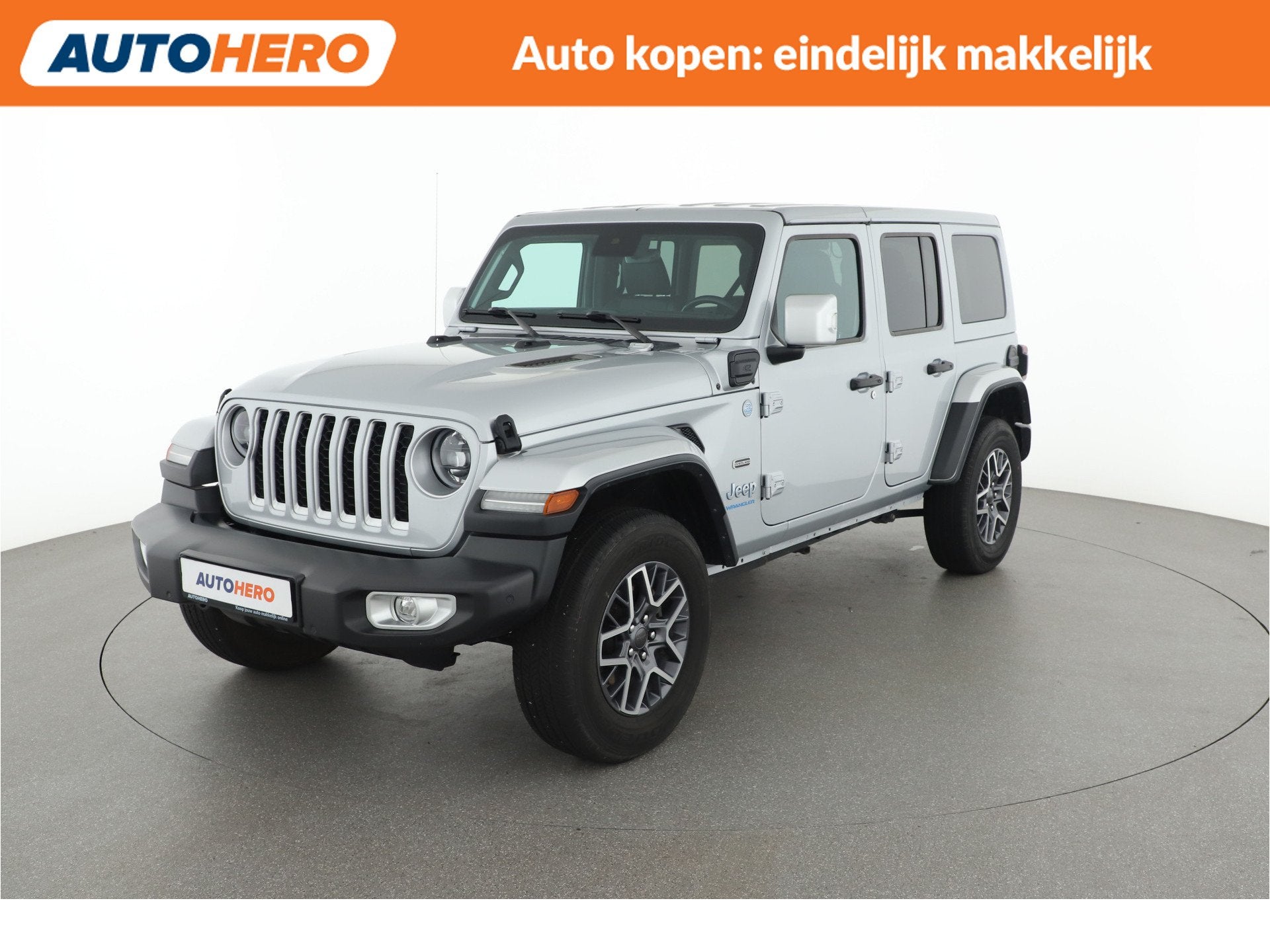 Jeep Wrangler Unlimited 4xe 380 80th Anniversary |SU40203|, Auto's, Automaat, 4 cilinders, 2248 kg, Leder