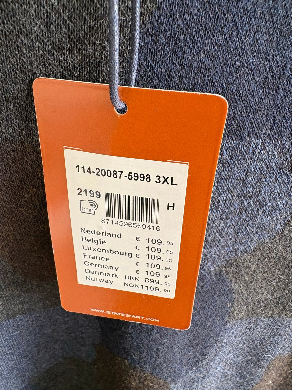 State of Art Nieuw XXXL Heren Trui - Camouflage Patroon, Kleding | Heren, Truien en Vesten, Ophalen of Verzenden, Nieuw, Overige maten
