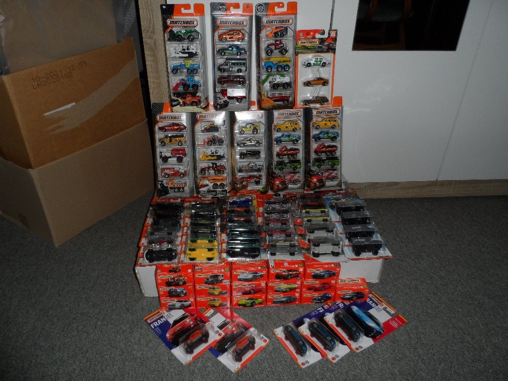 Grote partij nieuwe Matchbox autootjes 1:64, Ophalen of Verzenden, Nieuw, Auto