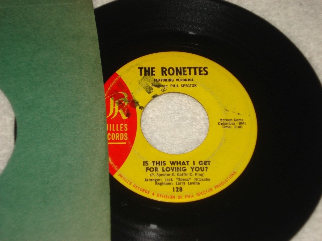 the Ronettes    is this is what i get For Loving  Usa  Orgi, Originele persing, Ophalen of Verzenden, Zo goed als nieuw, Pop
