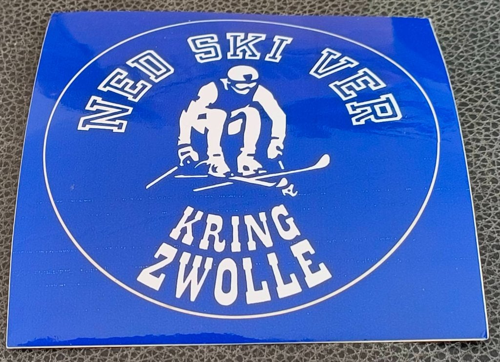 Sticker Ned Ski Ver kring Zwolle, Ophalen of Verzenden, Zo goed als nieuw, Bedrijf of Vereniging