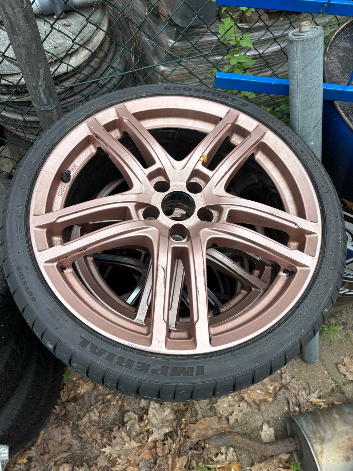 4 banden + velgen 18 inch, Auto diversen, Ophalen, Gebruikt
