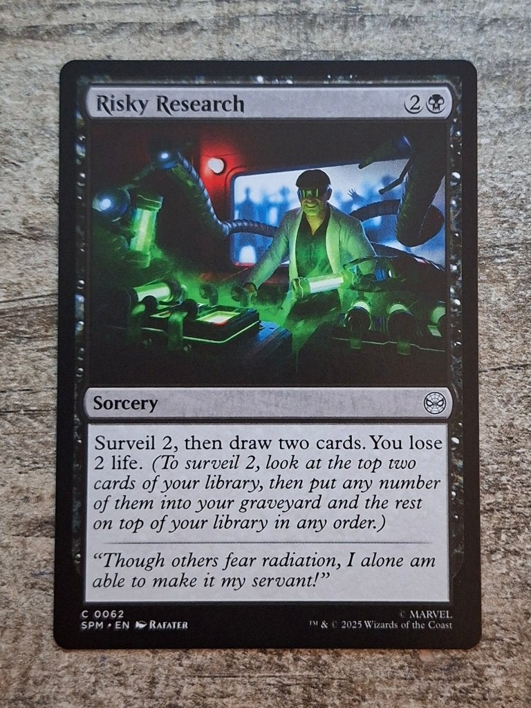 Risky Research - Magic the Gathering, Verzenden, Zo goed als nieuw, Losse kaart
