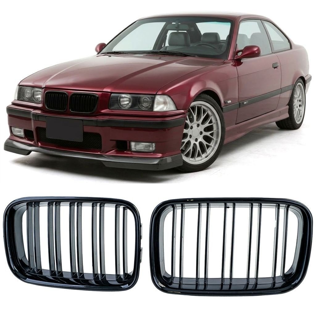 Gill Voor Bmw 3 Serie E36 Nieren Glans Zwart, Verzenden, Automotive Parts, A.parts@hotmail.nl, Trasmolenlaan 12 3447 GZ Woerden