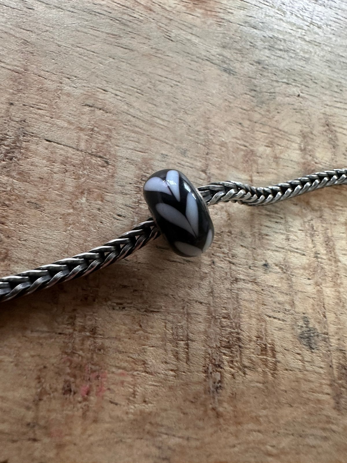 Trollbead “Wit Hart”, Sieraden, Tassen en Uiterlijk, Bedels, Ophalen of Verzenden, Zo goed als nieuw, Pandora