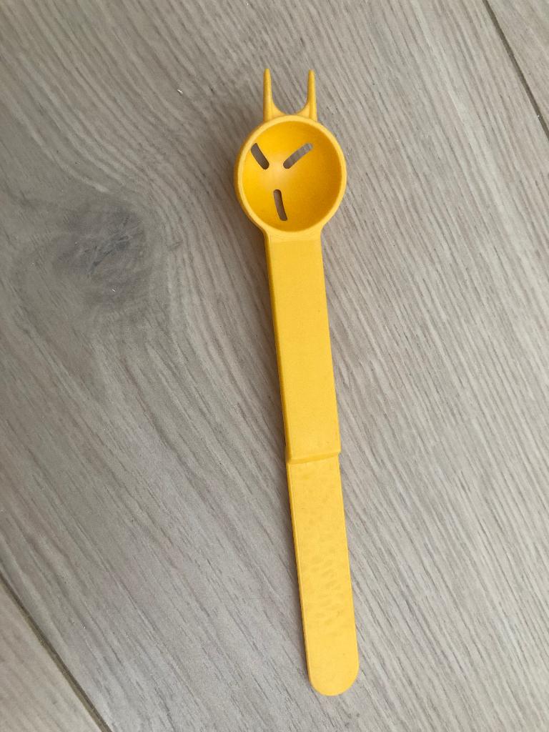 Olijflepel Tupperware, Ophalen of Verzenden, Zo goed als nieuw, Geel, Overige typen