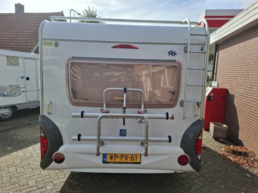 Knaus azur caravan 2005 mover, opblaasbare voortent fietsrek, Rondzit, 6 tot 7 meter, Knaus, Ringverwarming