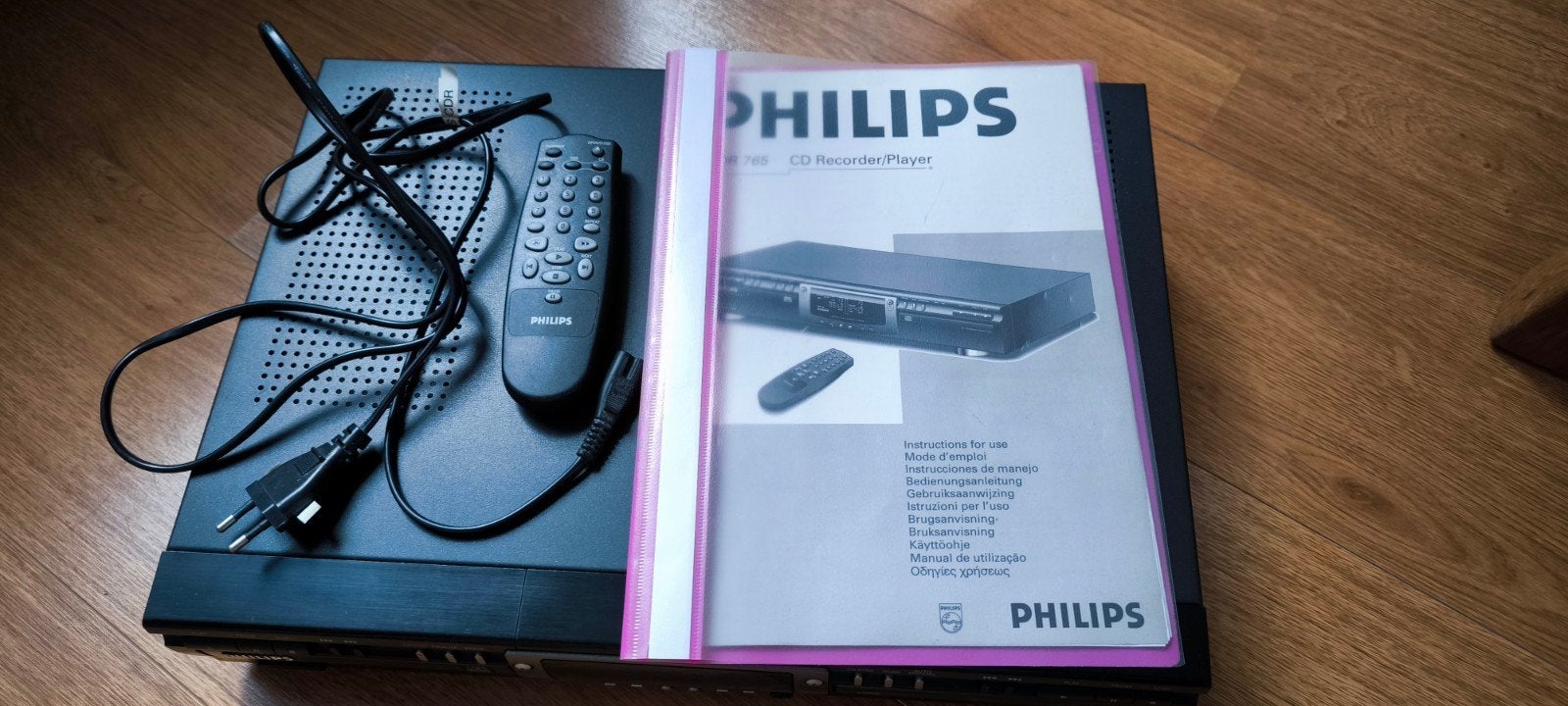 Philips CDR765 CD Recorder/Player met afstandsbediening, Audio, Tv en Foto, Cd-spelers, Ophalen of Verzenden, Gebruikt, Philips