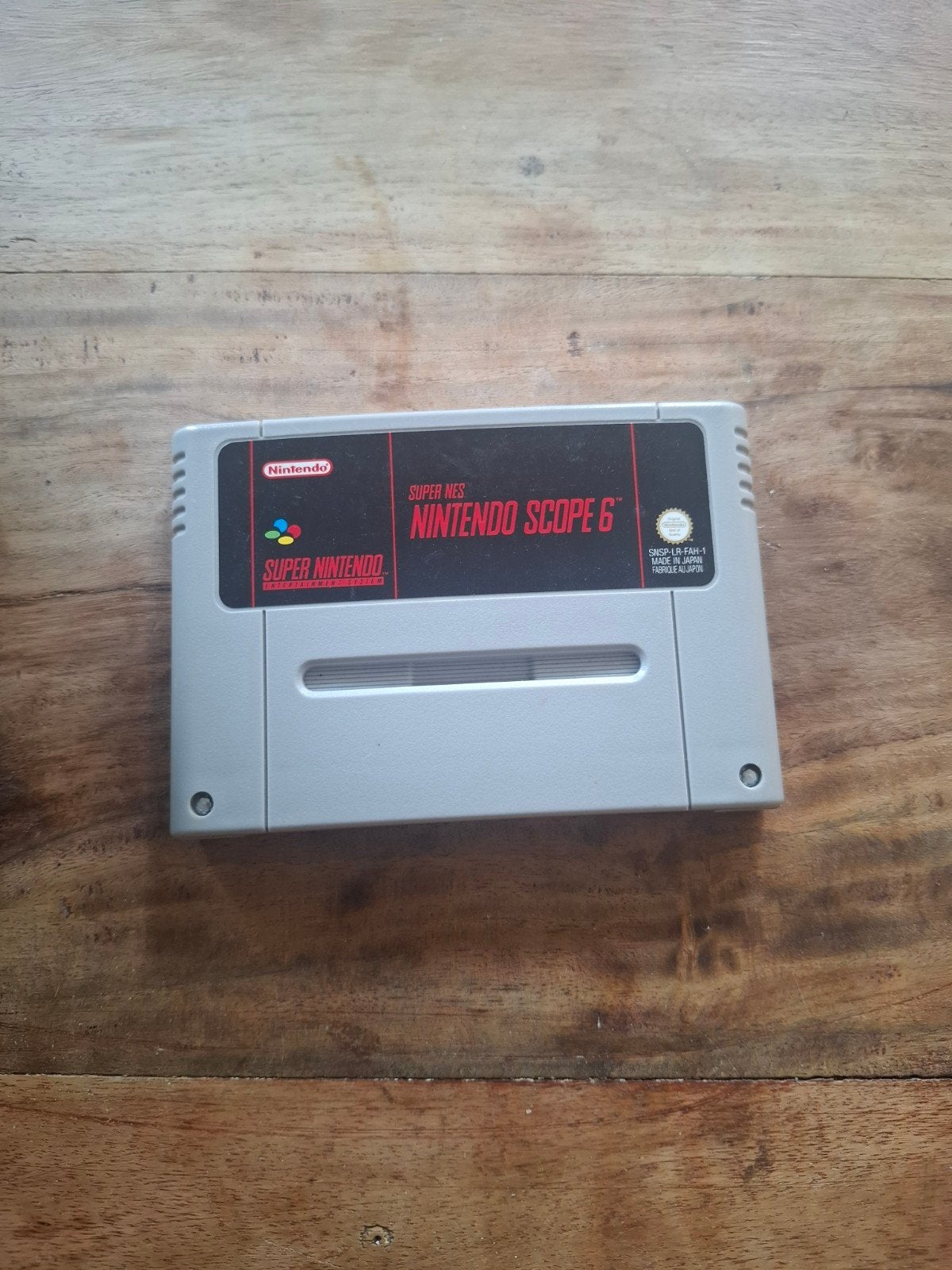 Super Nintendo Scope 6 SNES Game Cartridge, Spelcomputers en Games, Games | Nintendo Super NES, Gebruikt, Shooter, 1 speler, Ophalen of Verzenden