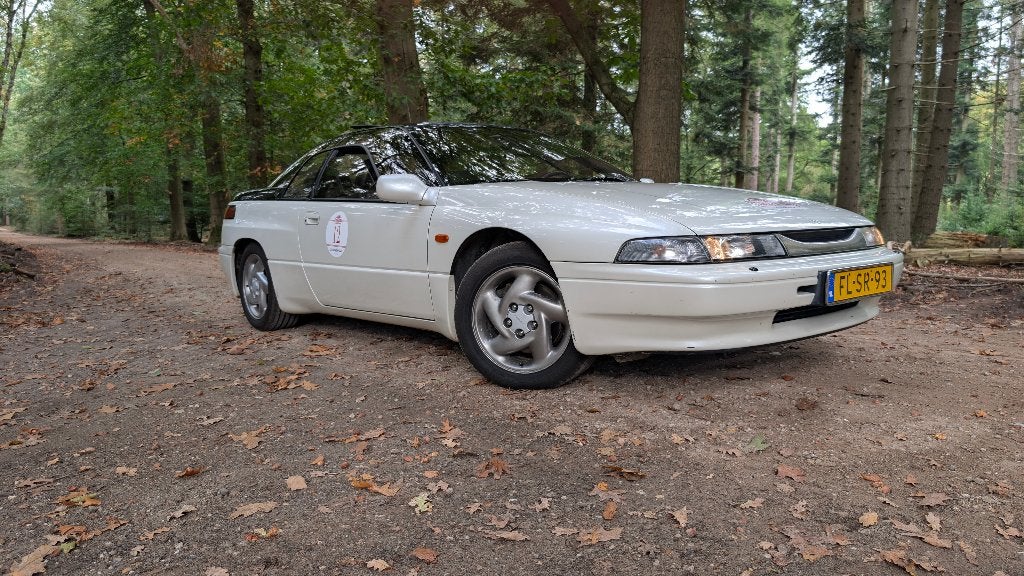 Subaru SVX 3.3 AUT 4WD U9 1992 Wit Cult auto lak glascoating, Auto's, 1610 kg, Zwart, Wit, Origineel Nederlands