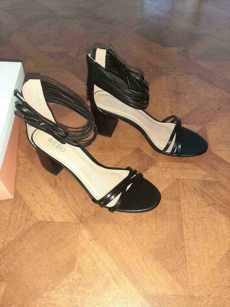 Bebo sandalen maat 39, Nieuw, Zwart, Bebo, Sandalen of Muiltjes