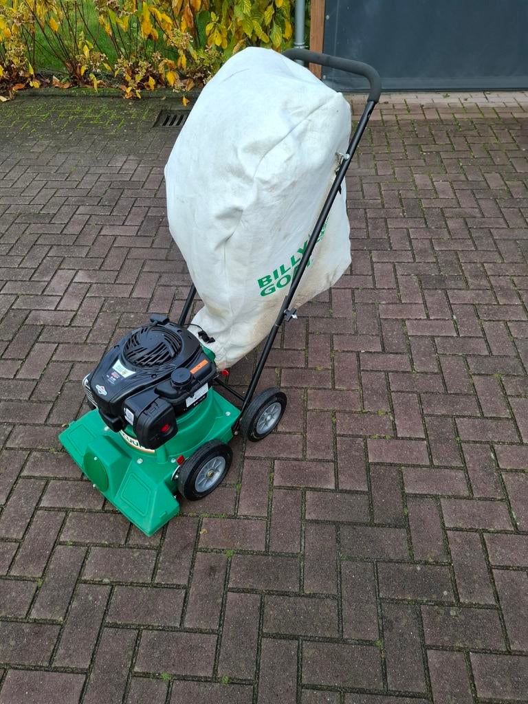 Billy Goat Bladzuiger LB352 1x Gebruikt, Tuin en Terras, Bladblazers, Ophalen, Benzine, Gebruikt, Met opvangzak