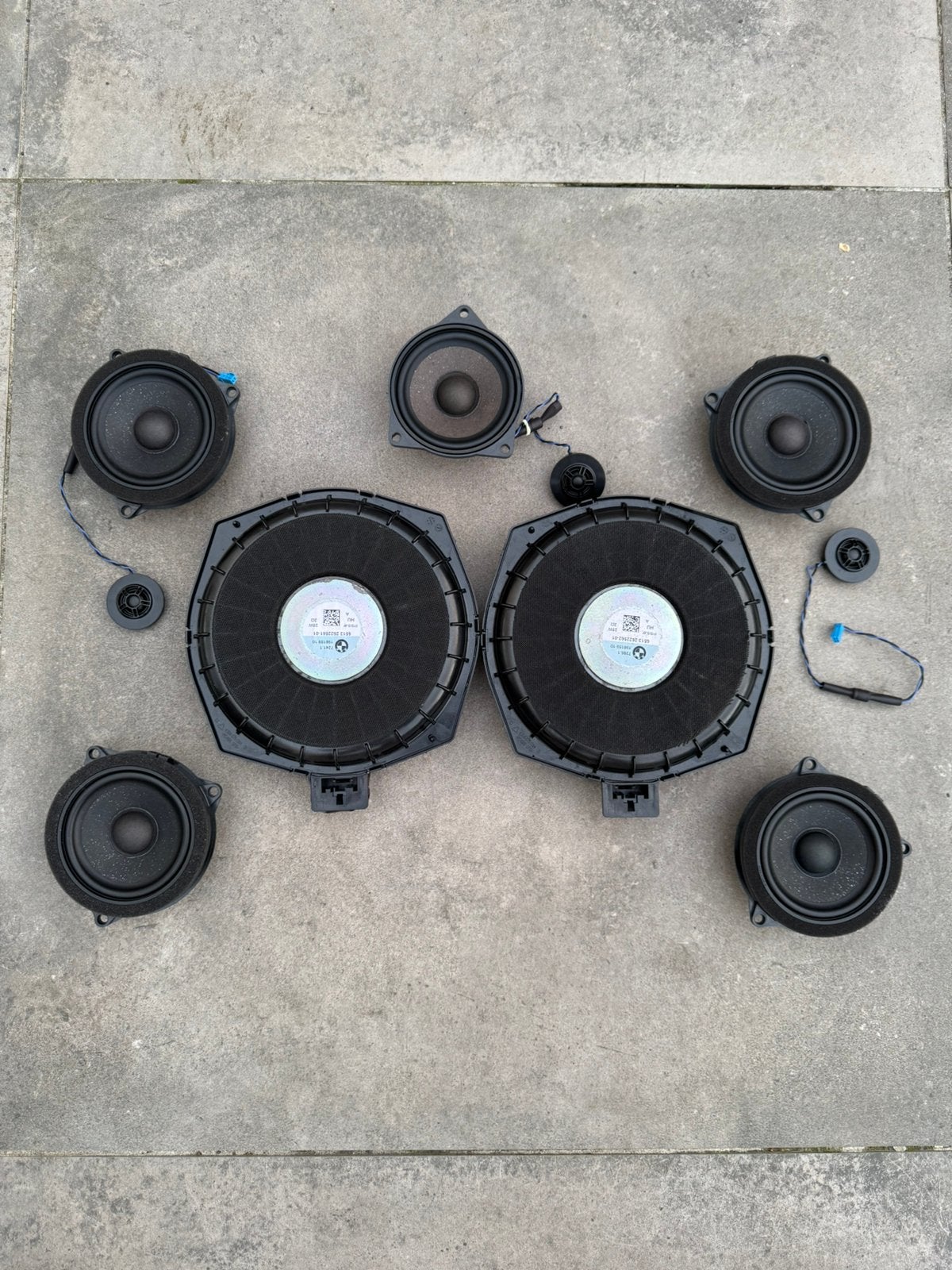 BMW OEM Hifi 676 Speakerset Origineel Audiosysteem 3-Serie, Ophalen of Verzenden, Zo goed als nieuw