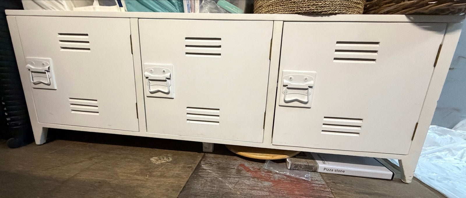 HKliving locker dressoir, Ophalen, 100 tot 150 cm, Zo goed als nieuw, Metaal
