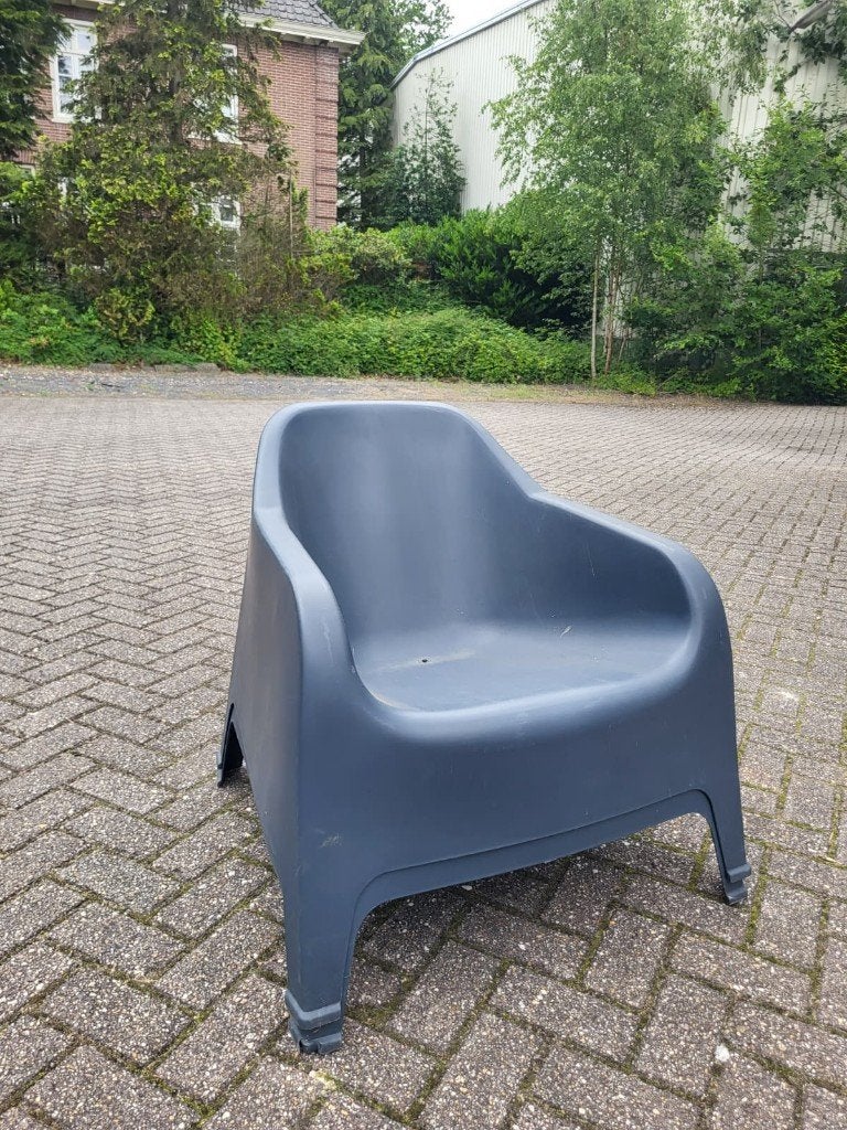 2 buitenstoelen / fauteuils, Ophalen, Gebruikt, Kunststof