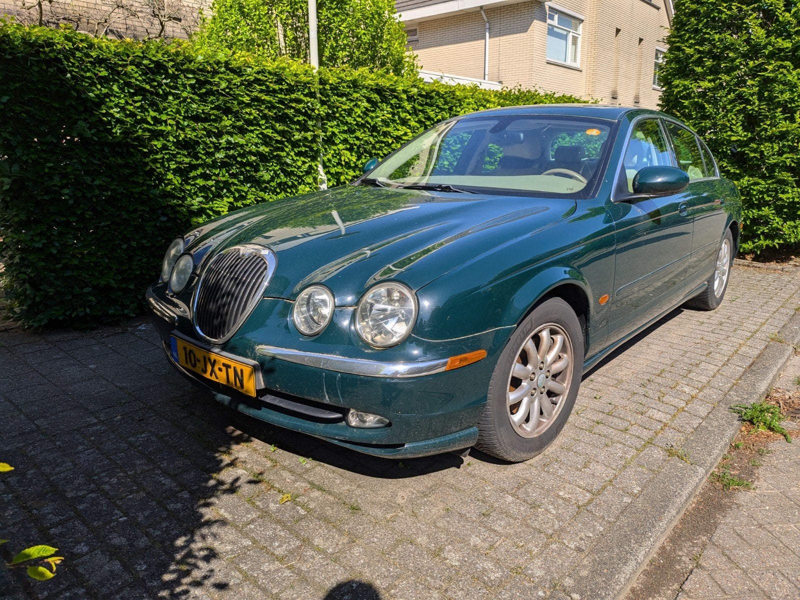 Jaguar S-Type 2.5 V6 Sport AUT 2002 Groen, Automaat, Achterwielaandrijving, Beige, 1850 kg