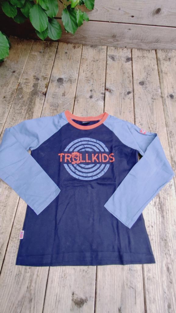 Trollkids longsleeve blauw maat 152, Kinderen en Baby's, Kinderkleding | Maat 152, Trollkids, Ophalen of Verzenden, Zo goed als nieuw