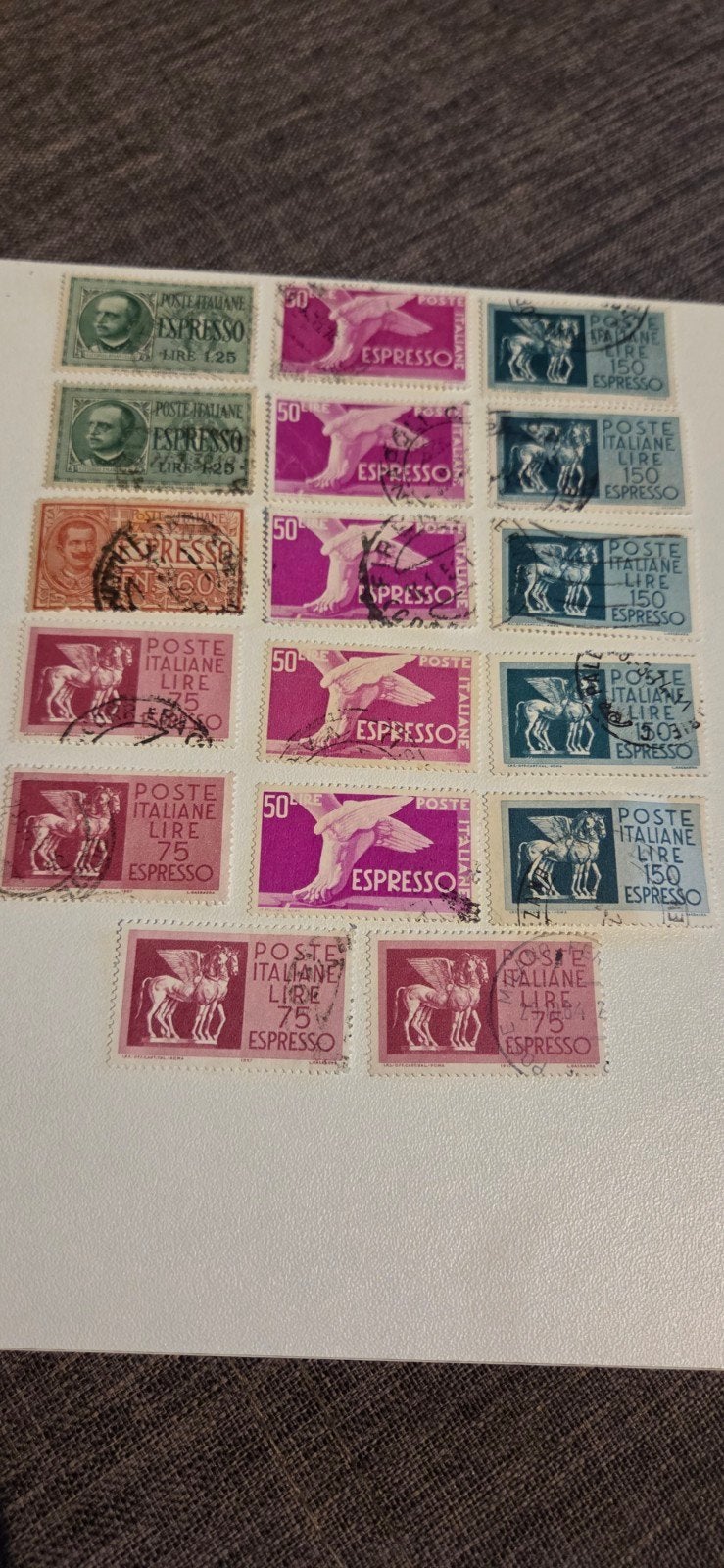 Italiaanse Postzegels - Espresso Serie, Ophalen of Verzenden, Gestempeld
