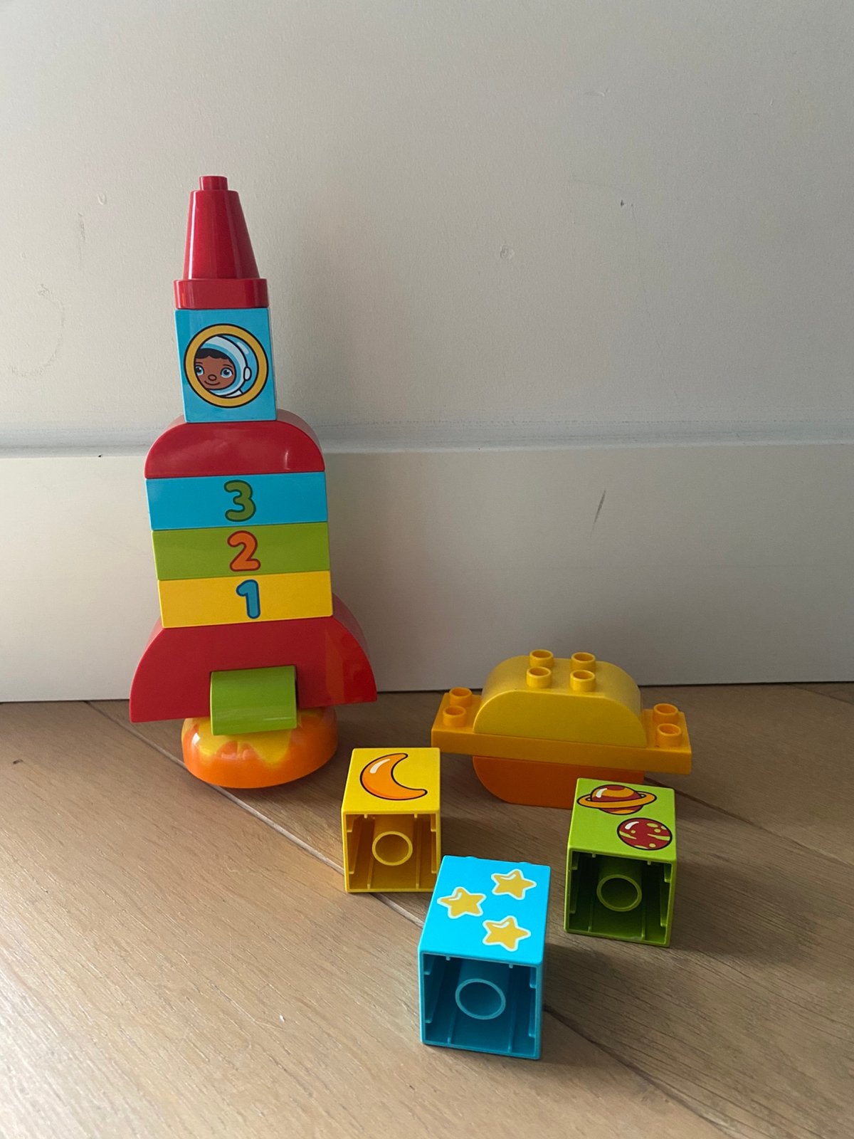 Lego ruimte rakket, Ophalen of Verzenden, Zo goed als nieuw, Duplo
